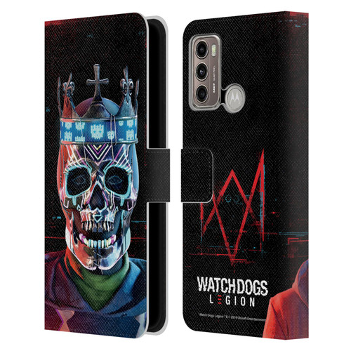 Watch Dogs Legion Key Art Ded Sec Leather Book Wallet Case Cover For Motorola Moto G60 / Moto G40 Fusion