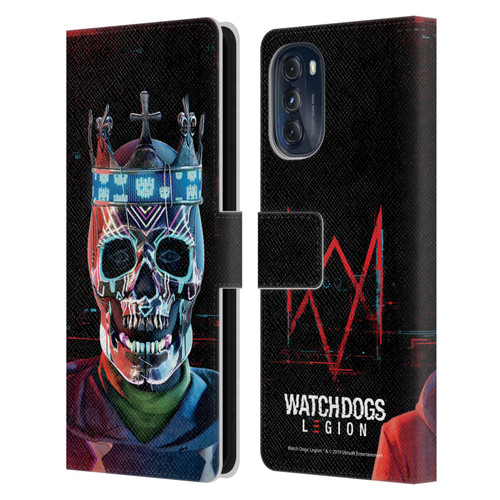 Watch Dogs Legion Key Art Ded Sec Leather Book Wallet Case Cover For Motorola Moto G (2022)