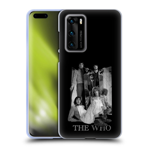 The Who Band Art Mirror Mono Distress Soft Gel Case for Huawei P40 5G