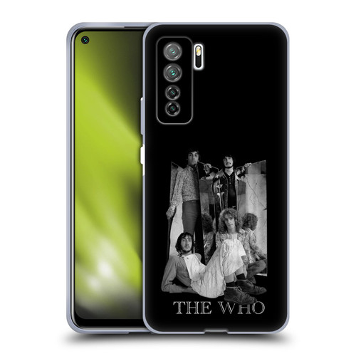 The Who Band Art Mirror Mono Distress Soft Gel Case for Huawei Nova 7 SE/P40 Lite 5G