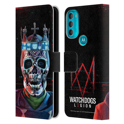 Watch Dogs Legion Key Art Ded Sec Leather Book Wallet Case Cover For Motorola Moto G71 5G