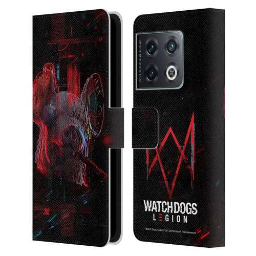 Watch Dogs Legion Key Art Pig Head Glitch Leather Book Wallet Case Cover For OnePlus 10 Pro