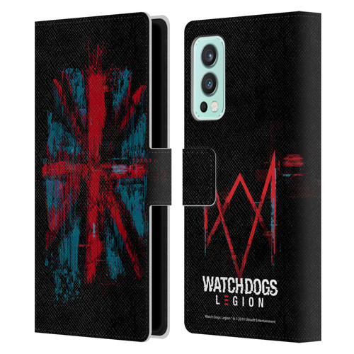 Watch Dogs Legion Key Art Flag Glitch Leather Book Wallet Case Cover For OnePlus Nord 2 5G