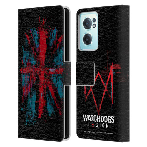 Watch Dogs Legion Key Art Flag Glitch Leather Book Wallet Case Cover For OnePlus Nord CE 2 5G
