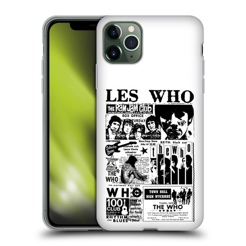 The Who Band Art Les Who Soft Gel Case for Apple iPhone 11 Pro Max