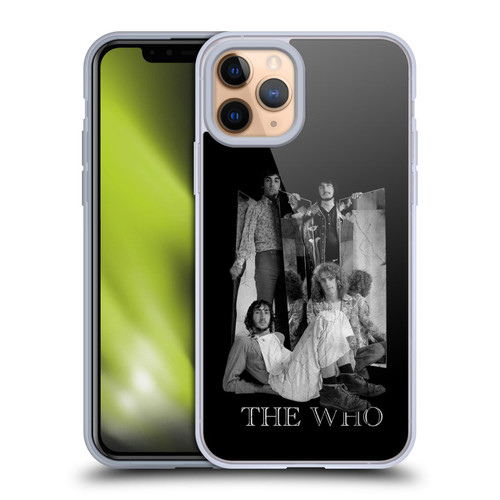 The Who Band Art Mirror Mono Distress Soft Gel Case for Apple iPhone 11 Pro
