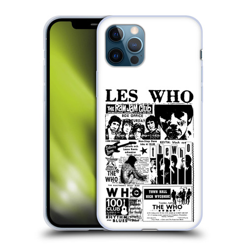 The Who Band Art Les Who Soft Gel Case for Apple iPhone 12 / iPhone 12 Pro