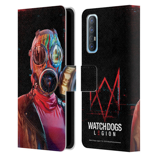 Watch Dogs Legion Key Art Alpha2zero Leather Book Wallet Case Cover For OPPO Find X2 Neo 5G