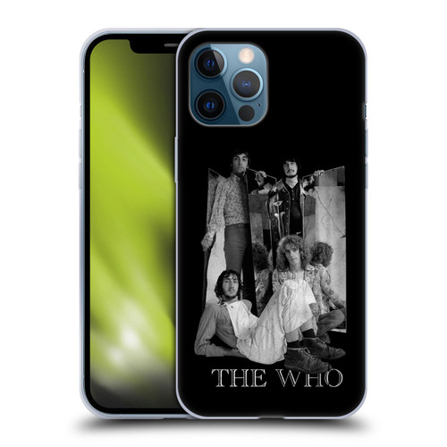 The Who Band Art Mirror Mono Distress Soft Gel Case for Apple iPhone 12 Pro Max