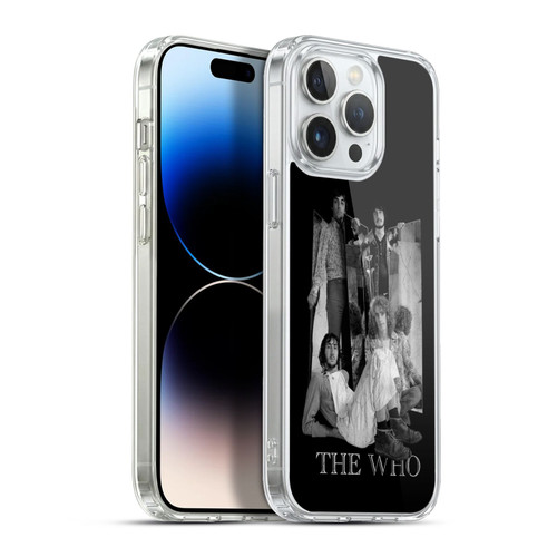 The Who Band Art Mirror Mono Distress Soft Gel Case for Apple iPhone 13 Pro Max