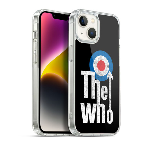 The Who Band Art Classic Target Logo Soft Gel Case for Apple iPhone 14