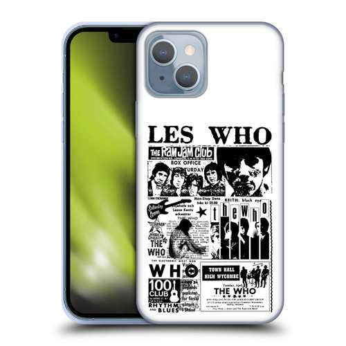 The Who Band Art Les Who Soft Gel Case for Apple iPhone 14