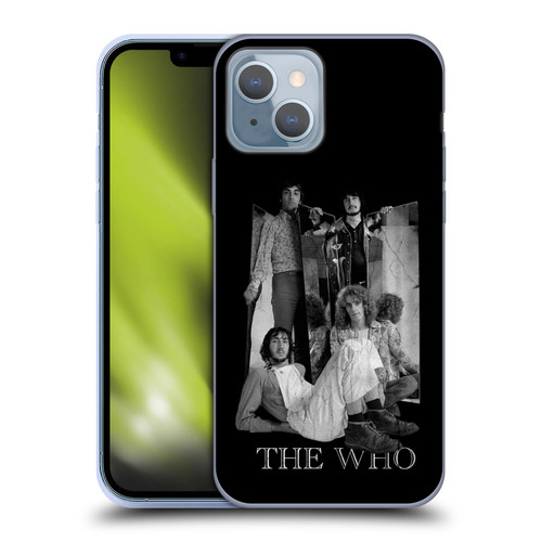 The Who Band Art Mirror Mono Distress Soft Gel Case for Apple iPhone 14