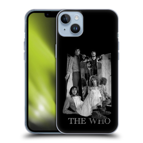 The Who Band Art Mirror Mono Distress Soft Gel Case for Apple iPhone 14 Plus