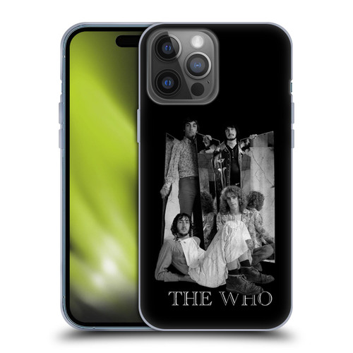 The Who Band Art Mirror Mono Distress Soft Gel Case for Apple iPhone 14 Pro Max