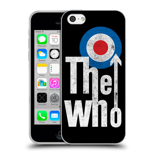 The Who Band Art Classic Target Logo Soft Gel Case for Apple iPhone 5c