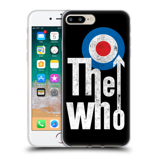 The Who Band Art Classic Target Logo Soft Gel Case for Apple iPhone 7 Plus / iPhone 8 Plus