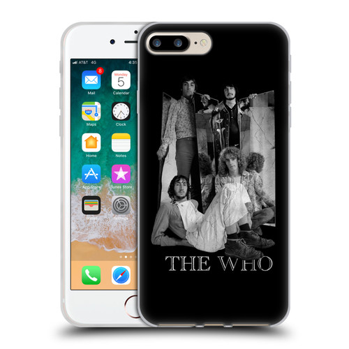 The Who Band Art Mirror Mono Distress Soft Gel Case for Apple iPhone 7 Plus / iPhone 8 Plus