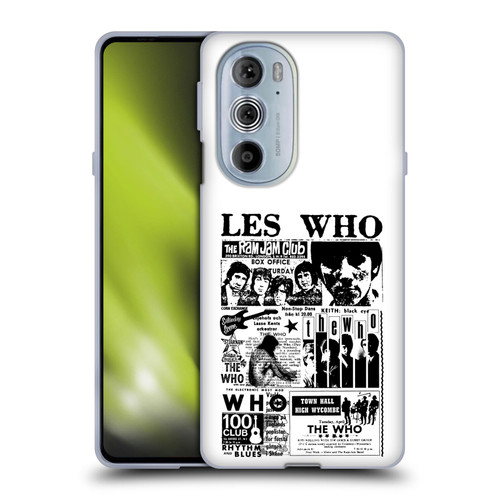 The Who Band Art Les Who Soft Gel Case for Motorola Edge X30
