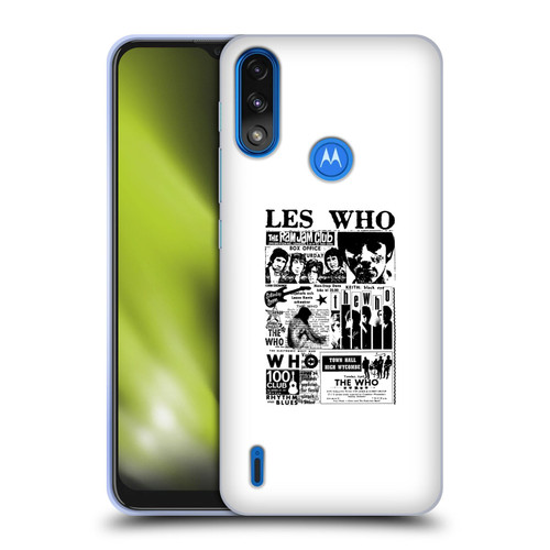 The Who Band Art Les Who Soft Gel Case for Motorola Moto E7 Power / Moto E7i Power
