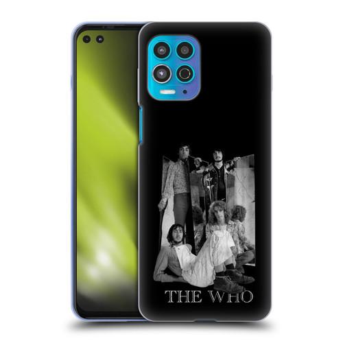 The Who Band Art Mirror Mono Distress Soft Gel Case for Motorola Moto G100