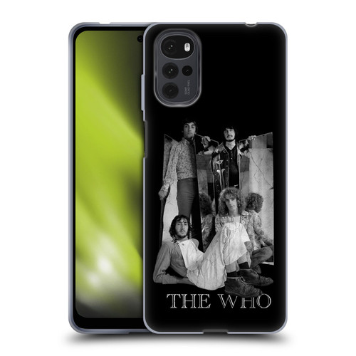 The Who Band Art Mirror Mono Distress Soft Gel Case for Motorola Moto G22