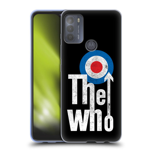 The Who Band Art Classic Target Logo Soft Gel Case for Motorola Moto G50