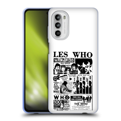 The Who Band Art Les Who Soft Gel Case for Motorola Moto G52