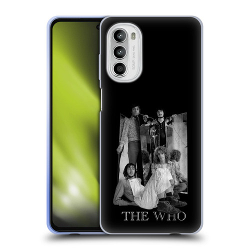 The Who Band Art Mirror Mono Distress Soft Gel Case for Motorola Moto G52