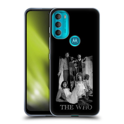 The Who Band Art Mirror Mono Distress Soft Gel Case for Motorola Moto G71 5G