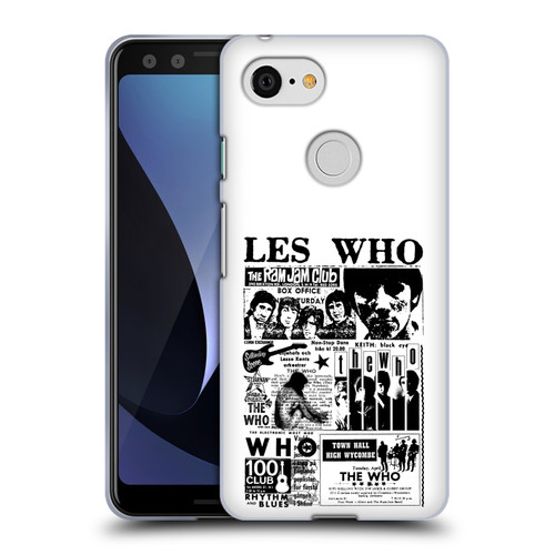 The Who Band Art Les Who Soft Gel Case for Google Pixel 3