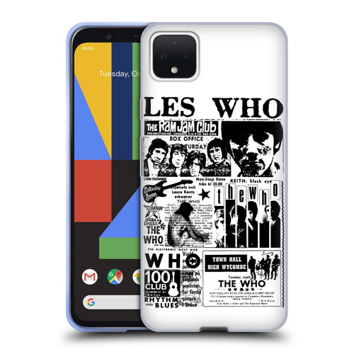 The Who Band Art Les Who Soft Gel Case for Google Pixel 4 XL