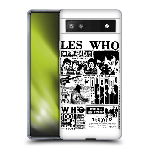The Who Band Art Les Who Soft Gel Case for Google Pixel 6a