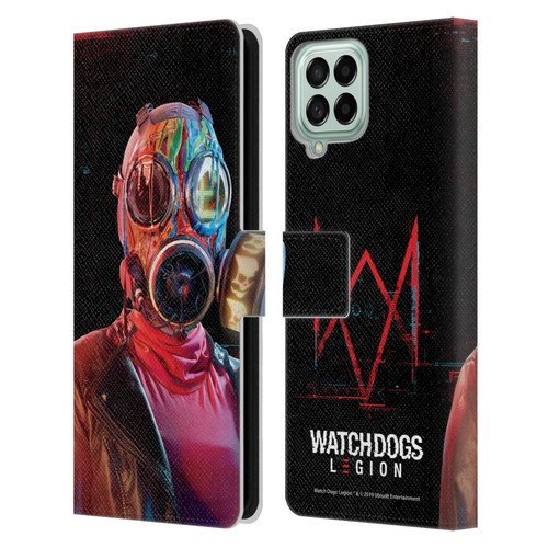 Watch Dogs Legion Key Art Alpha2zero Leather Book Wallet Case Cover For Samsung Galaxy M53 (2022)