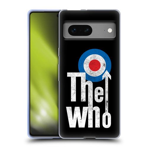 The Who Band Art Classic Target Logo Soft Gel Case for Google Pixel 7
