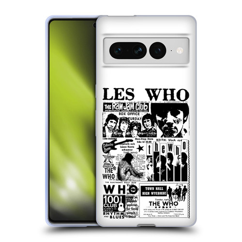 The Who Band Art Les Who Soft Gel Case for Google Pixel 7 Pro