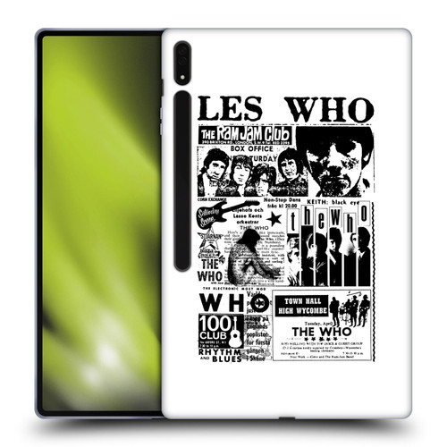 The Who Band Art Les Who Soft Gel Case for Samsung Galaxy Tab S8 Ultra