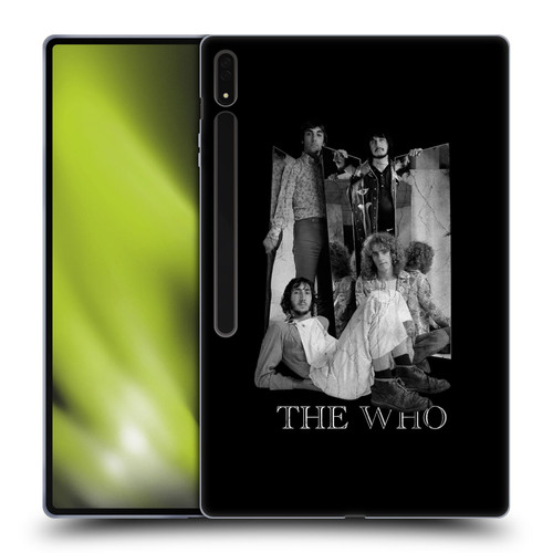 The Who Band Art Mirror Mono Distress Soft Gel Case for Samsung Galaxy Tab S8 Ultra