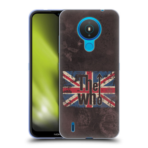 The Who Band Art Union Jack Distressed Look Soft Gel Case for Nokia 1.4