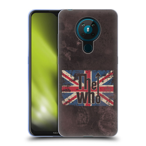 The Who Band Art Union Jack Distressed Look Soft Gel Case for Nokia 5.3