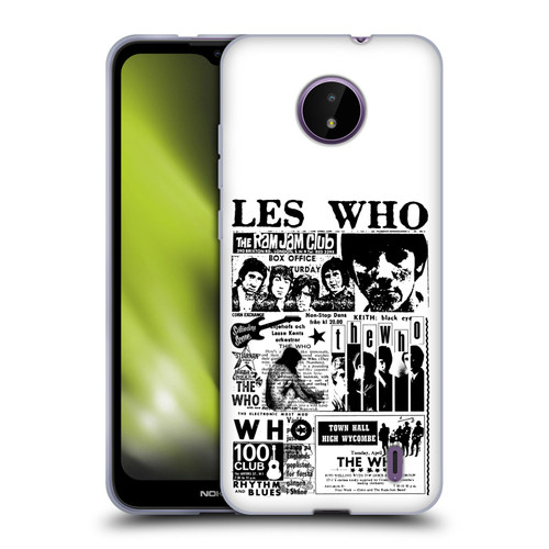 The Who Band Art Les Who Soft Gel Case for Nokia C10 / C20