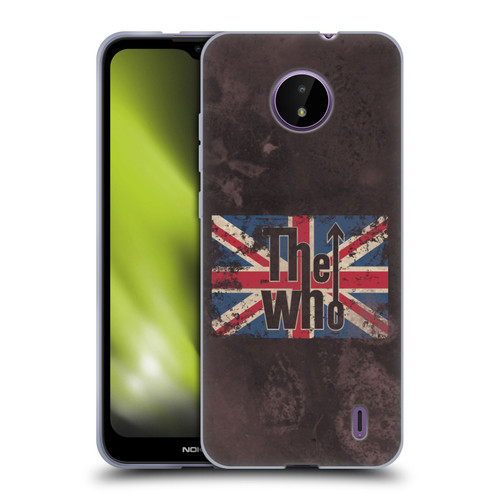 The Who Band Art Union Jack Distressed Look Soft Gel Case for Nokia C10 / C20