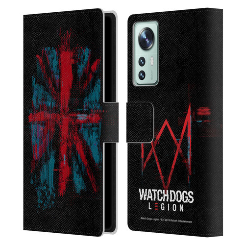 Watch Dogs Legion Key Art Flag Glitch Leather Book Wallet Case Cover For Xiaomi 12