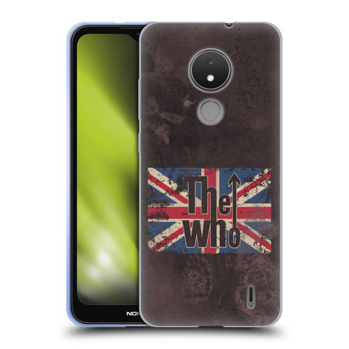 The Who Band Art Union Jack Distressed Look Soft Gel Case for Nokia C21