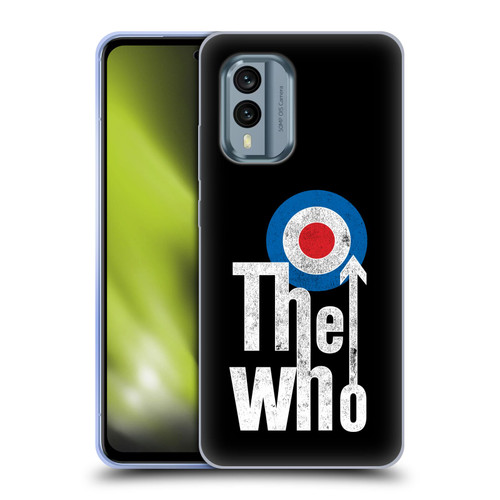 The Who Band Art Classic Target Logo Soft Gel Case for Nokia X30
