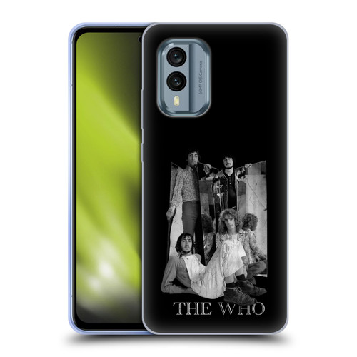 The Who Band Art Mirror Mono Distress Soft Gel Case for Nokia X30