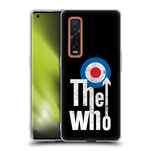 The Who Band Art Classic Target Logo Soft Gel Case for OPPO Find X2 Pro 5G