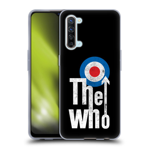 The Who Band Art Classic Target Logo Soft Gel Case for OPPO Find X2 Lite 5G