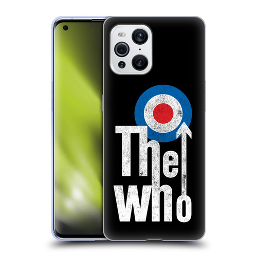 The Who Band Art Classic Target Logo Soft Gel Case for OPPO Find X3 / Pro