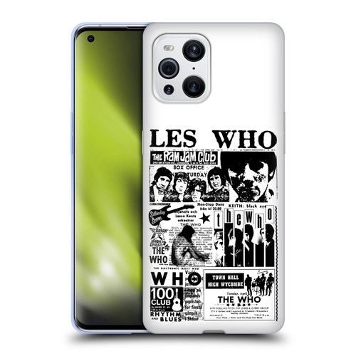 The Who Band Art Les Who Soft Gel Case for OPPO Find X3 / Pro
